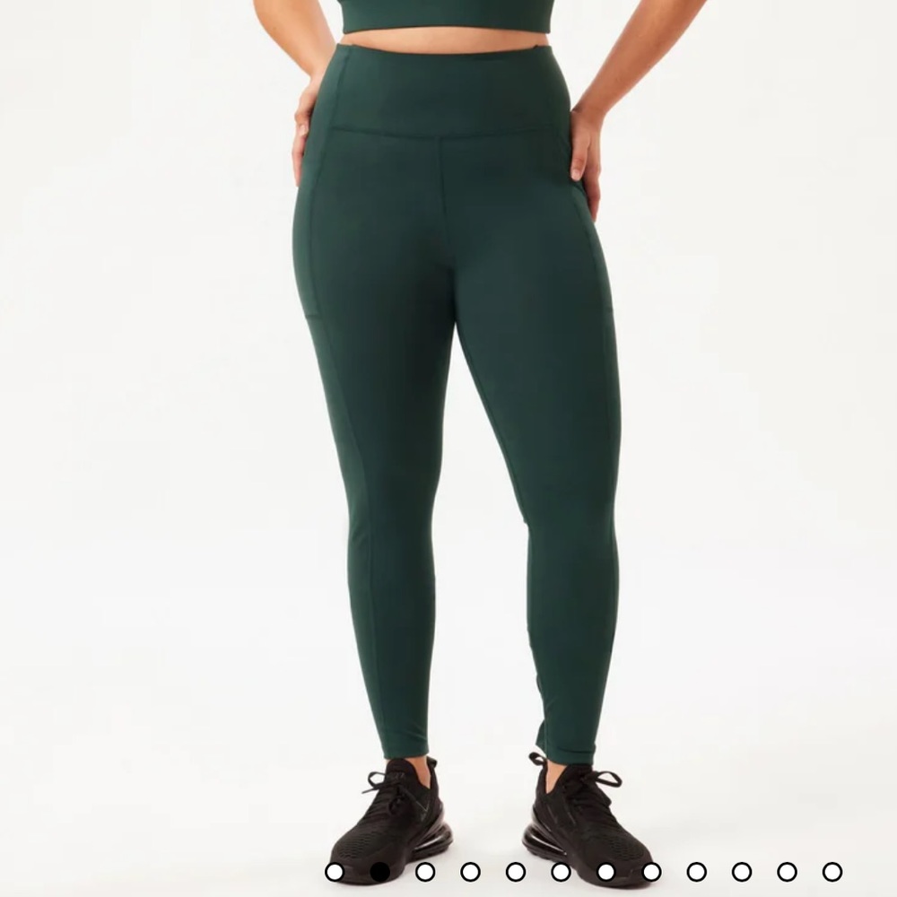 Girlfriend collective moss compressive pocket legging